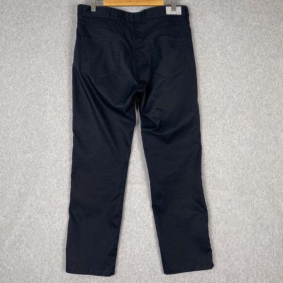 Peter Millar Pants Mens 34x34 (35x29.5) Black Golf EB66 Performance Five Pocket - Picture 9 of 16